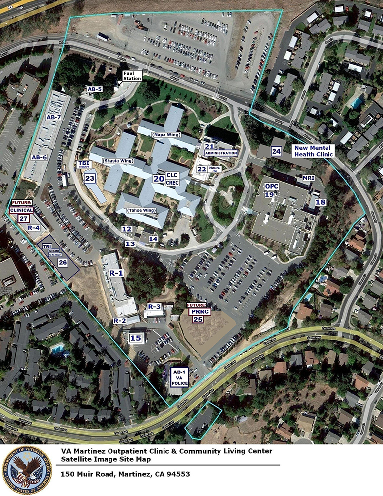 【G-RAP】 V.A. - Northern California Campus Map | VA Northern California Health Care | Veterans Affairs